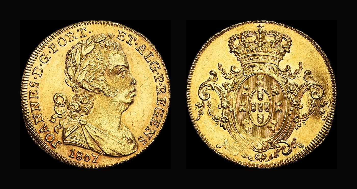 Lote 126 — Meia Peça 1807 de D. João PR
