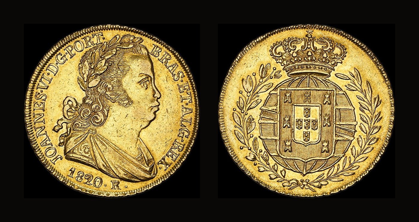 Lote 128 — Peça 1820 R de D. João VI
