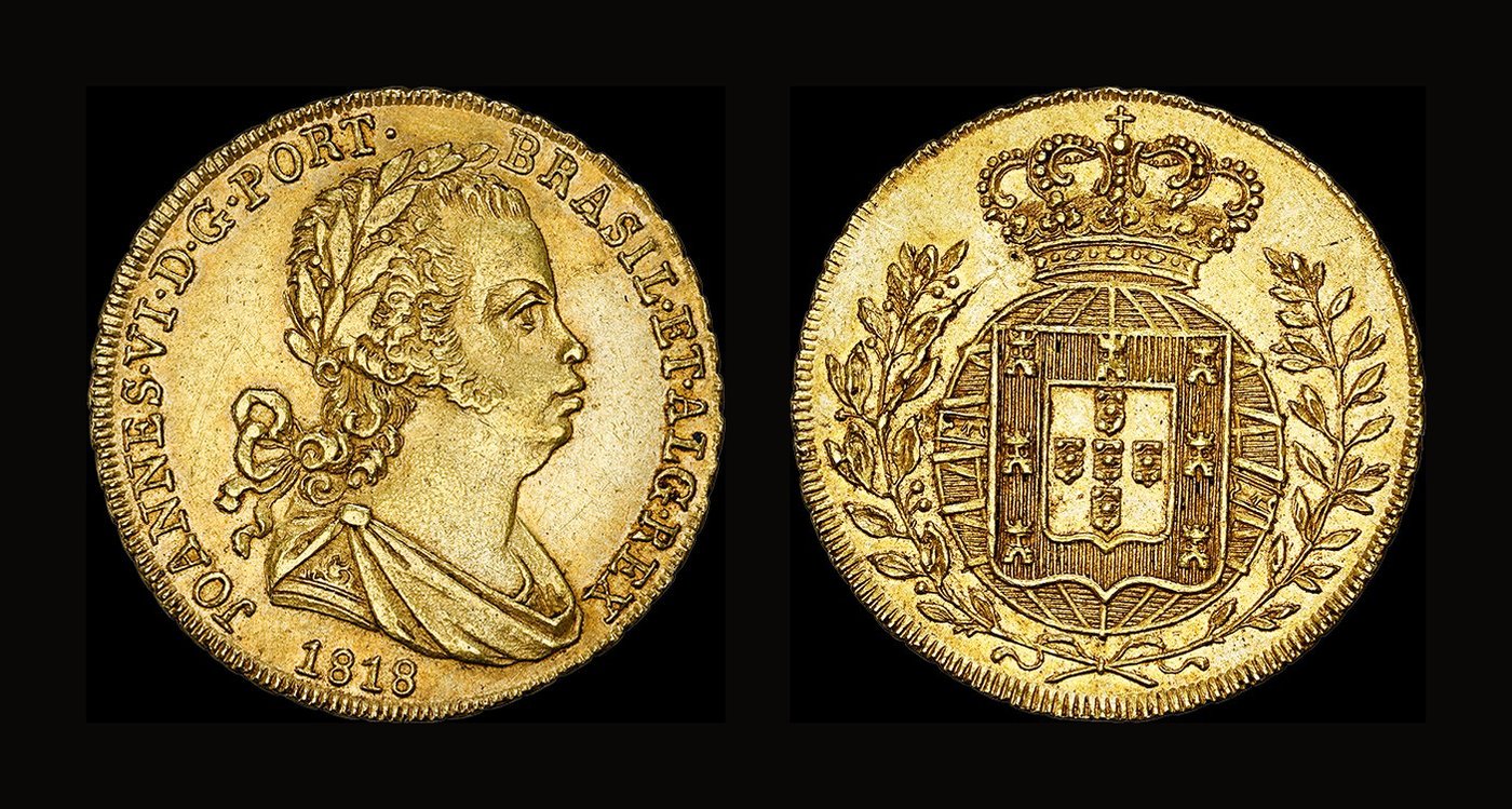 Lote 129 — Meia Peça 1818 de D. João VI